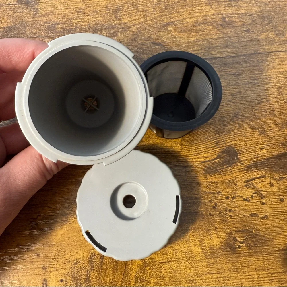 Keurig K-cup Reusable Refillable Filter Basket Cup‎ Coffee Replacement Part Gray